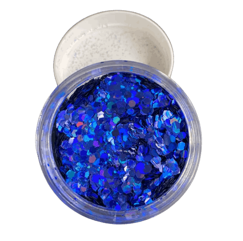 Blue Flame Chunky Glitter - Be Minked Beauty